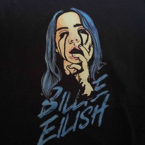 black billie eilish tshirt
